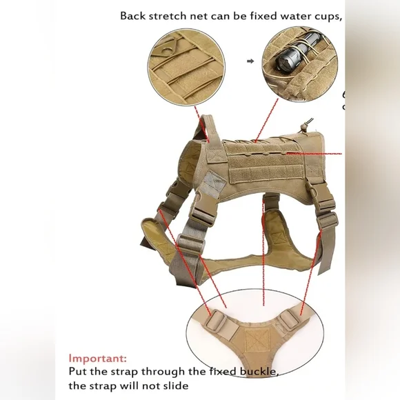 Havenfly Tactical Dog Harness with Extra Patches - Picture 5 of 10